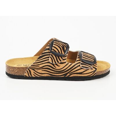 Σανδάλια PLAKTON BETTY ANIMAL PRINT 185983 ZEBRA 2011