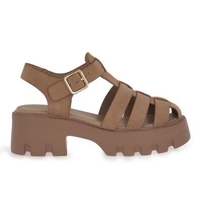 Γυναικείo Πέδιλο Seven 99F-294 ΚΑΜΗΛΟ NUBUCK