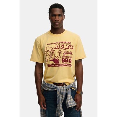 ΑΝΔΡIKO SUPERDRY D4 OVIN ROADSIDE TRADE LOOSE TEE M1012360A-8LI DAFFODIL YELLOW