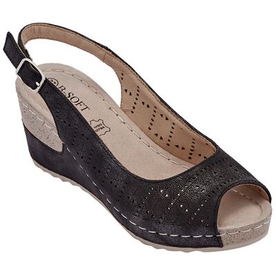 Πλατφόρμες B-Soft 857-1 Μαύρο