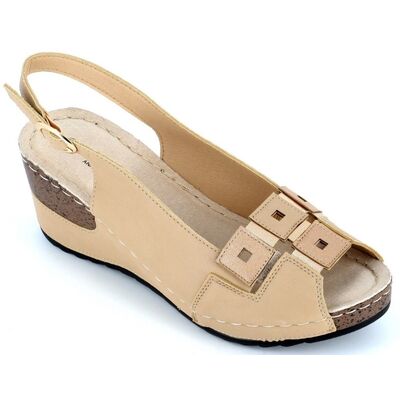 Πλατφόρμες B-Soft 91528-931 Μπέζ