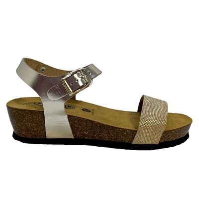 Σανδάλια PLAKTON Hell Kiss 823023 Honduras Metal Lux Oro