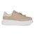 Γυναικεία Sneakers Seven 66-42EX301 123 ΜΠΕΖ ΠΛΑΤΙΝΑ