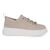 Γυναικεία Sneakers Seven SVN 66-22WEX105A 235 OFF WHITE ΠΛΑΤΙΝΑ ΣΤΑΜΠΑ