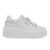Γυναικεία Sneakers Seven  2008-42EX131 ΛΕΥΚΟ ΠΛΑΤΙΝΑ