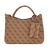 Γυναικεία Tσάντα GUESS BRENTON LG964805 LATTE LOGO