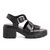 Γυναικεία πέδιλα Tamaris 1-28703-46 003 BLACK LEATHER