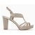 Γυναικείo Πέδιλο Seven W4700237579C ΠΛΑΤΙΝΑ STRASS