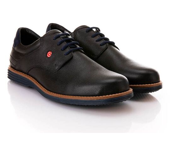 Ανδρικά παπούτσια Casual ROBINSON 70070 ΜΑΥΡΟ