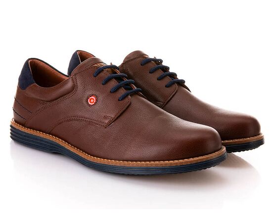 Ανδρικά παπούτσια Casual ROBINSON 70070 ΚΑΦΕ