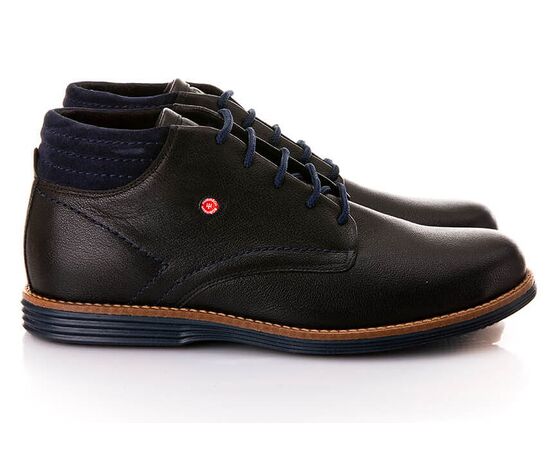 Ανδρικά Μποτάκια Casual ROBINSON 70071 ΜΑΥΡΟ