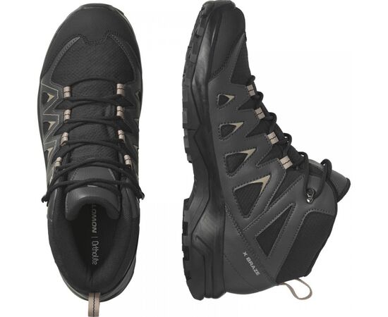 Μποτάκια SALOMON X BRAZE MID GTX 471748 Black/Phantom/Vintage Khaki