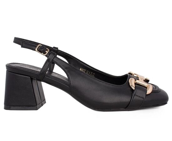 Γυναικείo Πέδιλο Seven HF2813-13A ΜΑΥΡΟ ΧΡΥΣΟ