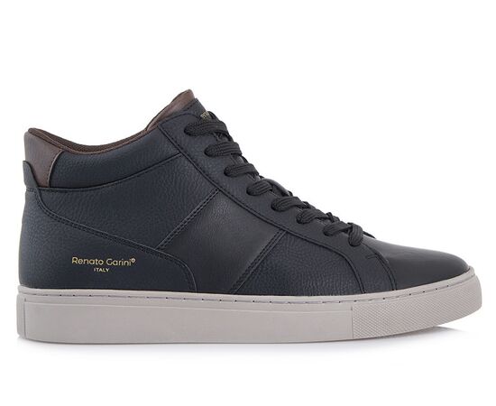 Μποτάκια CASUAL RENATO GARINI 700-222 ΜΑΥΡΟ ΚΑΦΕ ΓΚΡΙ