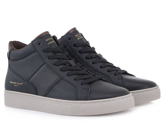 Μποτάκια CASUAL RENATO GARINI 700-222 ΜΑΥΡΟ ΚΑΦΕ ΓΚΡΙ