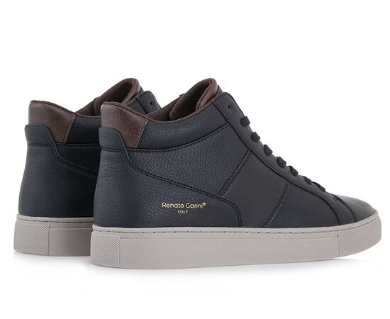 Μποτάκια CASUAL RENATO GARINI 700-222 ΜΑΥΡΟ ΚΑΦΕ ΓΚΡΙ