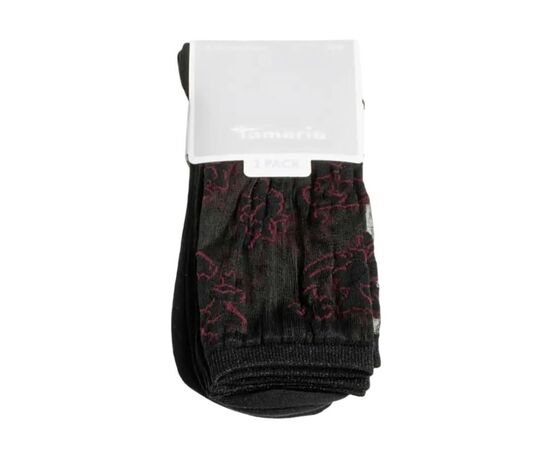 Γυναικείες Κάλτσες Tamaris 99669 BLACK/BORDEAUX 2-PACK