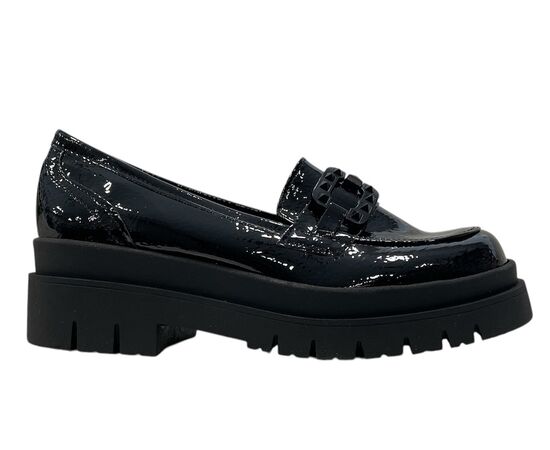 Παπούτσια OXFORD ZIZEL 1244 Mαύρο λουστρίνι