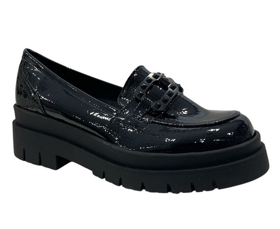 Παπούτσια OXFORD ZIZEL 1244 Mαύρο λουστρίνι