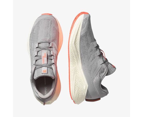 Ανδρικά Παπούτσια τρεξίματος δρόμου Salomon AERO GLIDE 3 L478106 Alloy/Vanilla Ice/Neon Flame