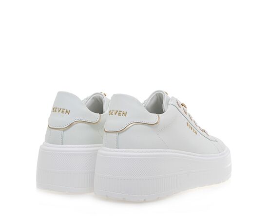 Γυναικεία Sneakers Seven  2008-42EX131 ΛΕΥΚΟ ΠΛΑΤΙΝΑ