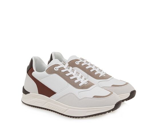 Ανδρικά CASUAL RENATO GARINI 700-100 ΛΕΥΚΟ ΠΟΛΥΧΡΩΜΟ