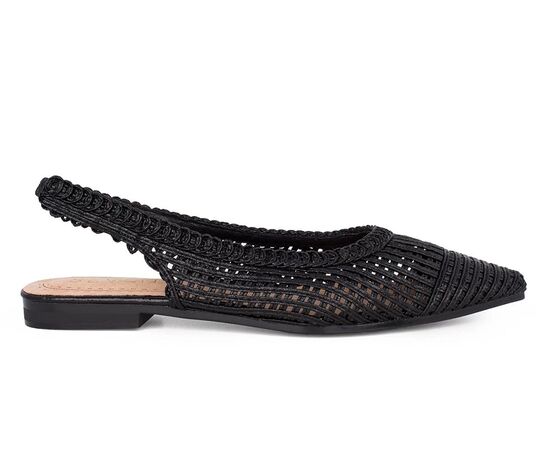 Γυναικείo Πέδιλο Seven 20256-L5 566 ΜΑΥΡΟ