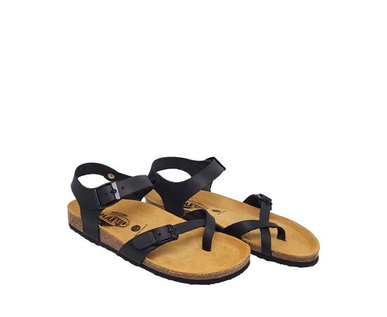 Σανδάλια PLAKTON  Nobuck 2 181016 NEGRO