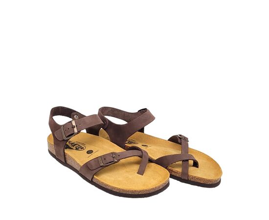 Σανδάλια PLAKTON  Nobuck 2 181016 MARRON