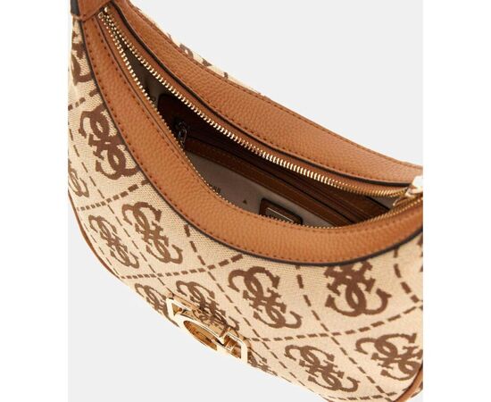 Tσάντα Ώμου GUESS CIRCE JO964201 Latte Logo