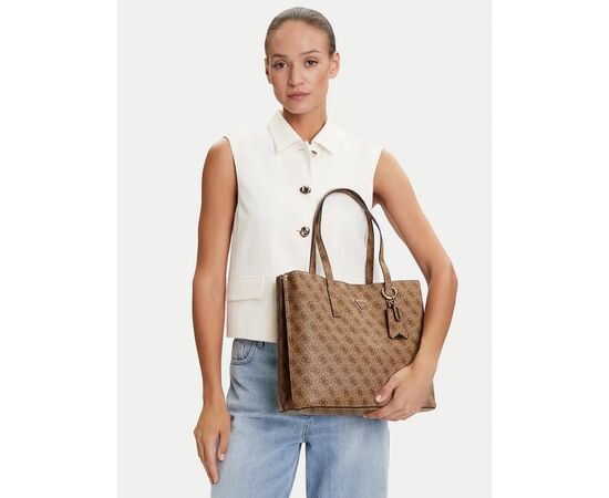 Γυναικεία Tσάντα GUESS MERIDIAN SG697406 LATTE LOGO