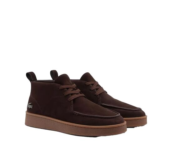 Μποτάκια LACOSTE BASESHOT CHUKKA 750SMA0028-031-DK BROWN/GUM