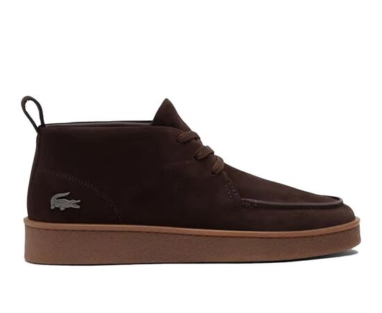 Μποτάκια LACOSTE BASESHOT CHUKKA 750SMA0028-031-DK BROWN/GUM