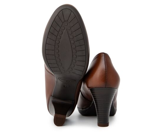 Γυναικείες γόβες Ragazza 097 Καφέ δέρμα