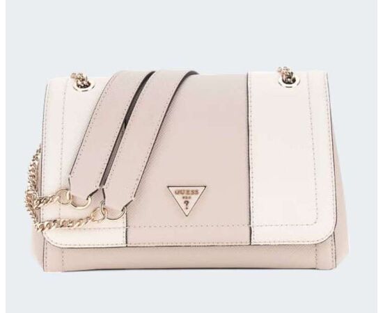 Γυναικεία Tσάντα GUESS NOELLE ZG967221 OFF WHITE/TAUPE