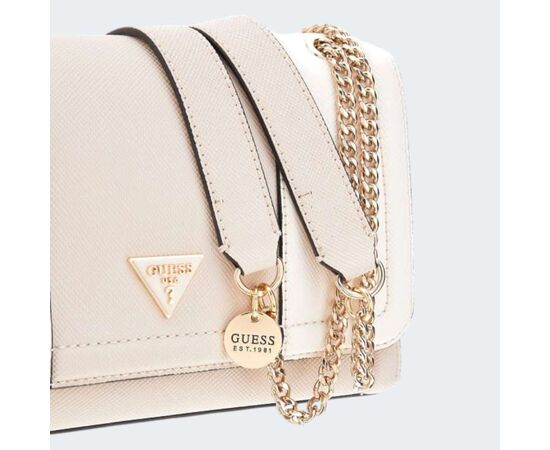 Γυναικεία Tσάντα GUESS NOELLE ZG967221 OFF WHITE/TAUPE