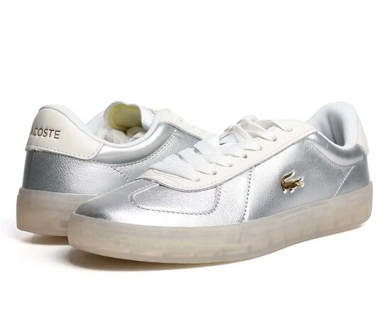 Παπούτσια casual LACOSTE  BASESHOT PRO 225 1 SFA 750SFA0031AAB SLV/OFF WHT