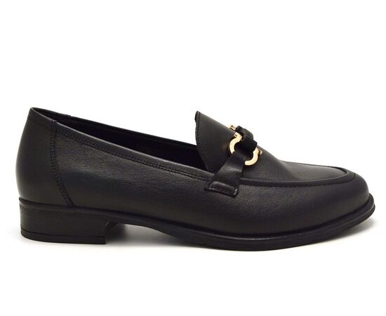 Μοκασίνια RAGAZZA 0380 ΜΑΥΡΟ ΔΕΡΜΑ