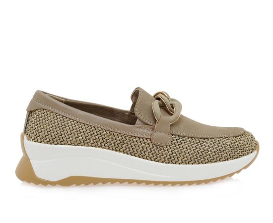 Γυναικεία LOAFERS SEVEN W101A80728W7 ΠΟΥΡΟ ΚΑΣΤΟΡΙ ΨΑΘΑ