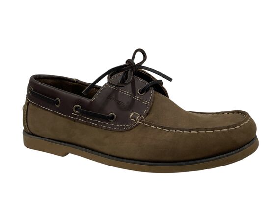Boxer Δερμάτινα Ανδρικά Boat Shoes 20048 Καφέ nubuck