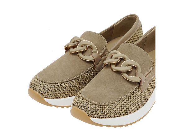 Γυναικεία LOAFERS SEVEN W101A80728W7 ΠΟΥΡΟ ΚΑΣΤΟΡΙ ΨΑΘΑ