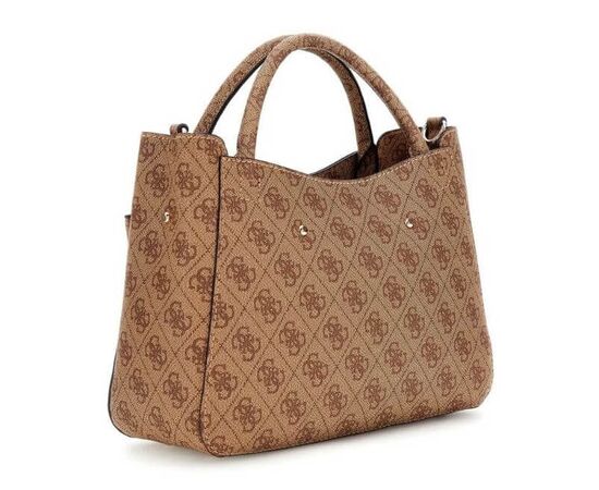 Γυναικεία Tσάντα GUESS BRENTON LG964805 LATTE LOGO