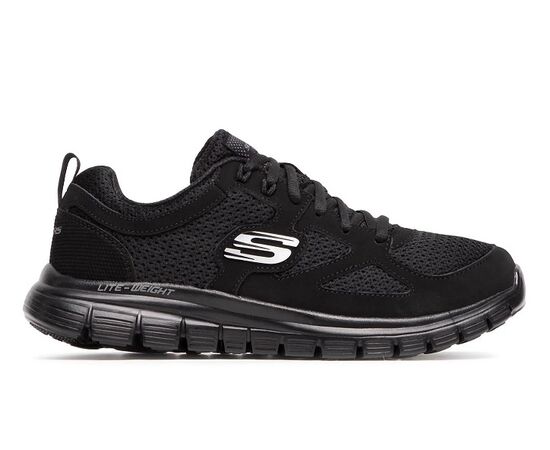 Ανδρικά Αθλητικά Skechers Lite-Weight QTR Overlay 52635-Mαύρο