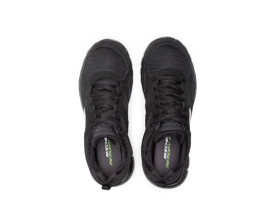 Ανδρικά Αθλητικά Skechers Lite-Weight QTR Overlay 52635-Mαύρο