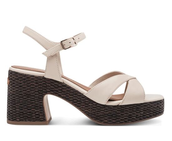 Γυναικεία πέδιλα Tamaris 1-28313-44 413 IVORY LEATHER