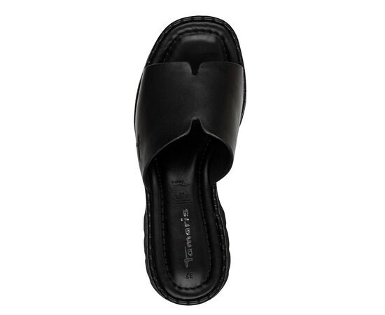 Γυναικείες πλατφόρμες Tamaris 1-27235-46-003 BLACK LEATHER