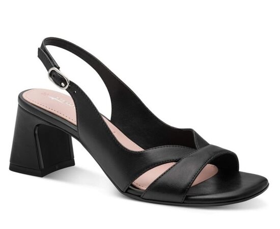 Γυναικεία πέδιλα Tamaris 1-28218-46 003 BLACK LEATHER