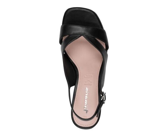 Γυναικεία πέδιλα Tamaris 1-28218-46 003 BLACK LEATHER