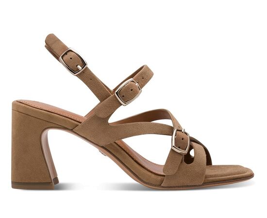 Γυναικεία πέδιλα Tamaris 1-28340-46 401 BEIGE SUEDE