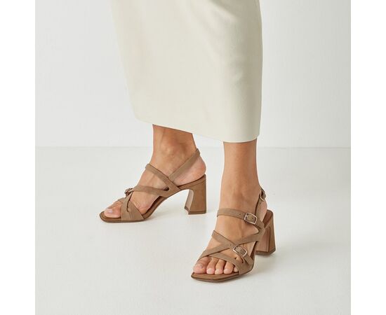 Γυναικεία πέδιλα Tamaris 1-28340-46 401 BEIGE SUEDE